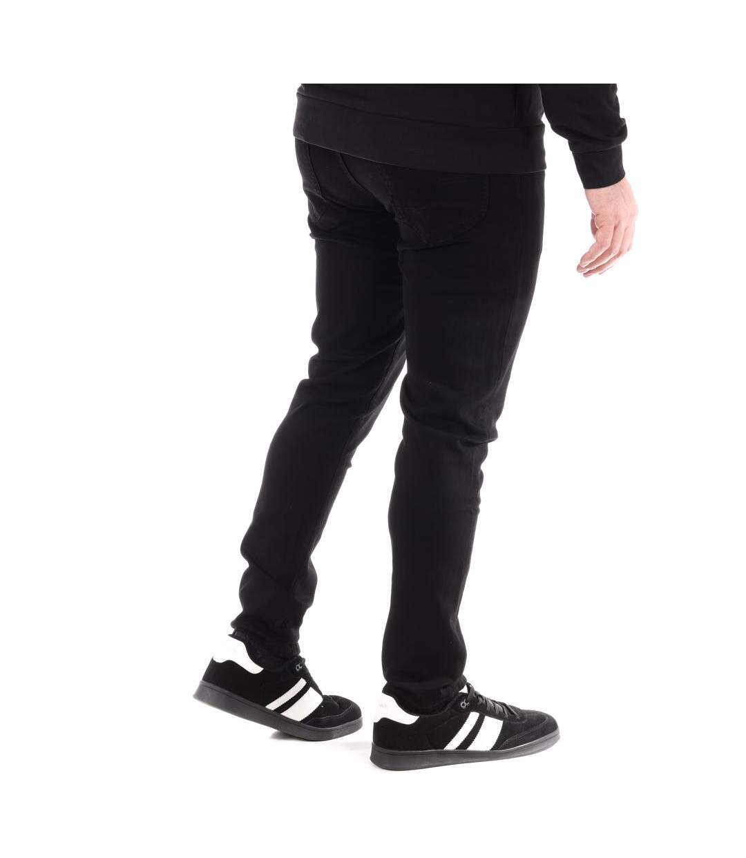 Jean droit noir homme schott trd196832-2