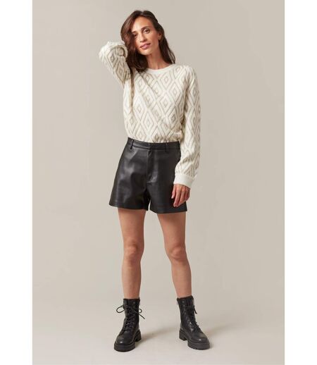 Pull femme à motifs géométriques MAINA