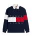 Haut De Rugby Manches Longues Femme Bleu Marine Foncé Tommy Jeans-2