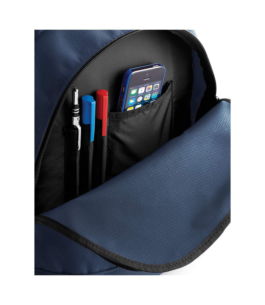 Bagbase Universal Multipurpose Backpack / Rucksack / Bag (18 Litres) (Pack of 2) (French Navy) (One Size) - UTBC4204-3