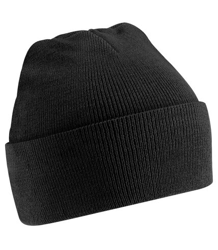 Beechfield Soft Feel Knitted Winter Hat (Black) - UTRW210