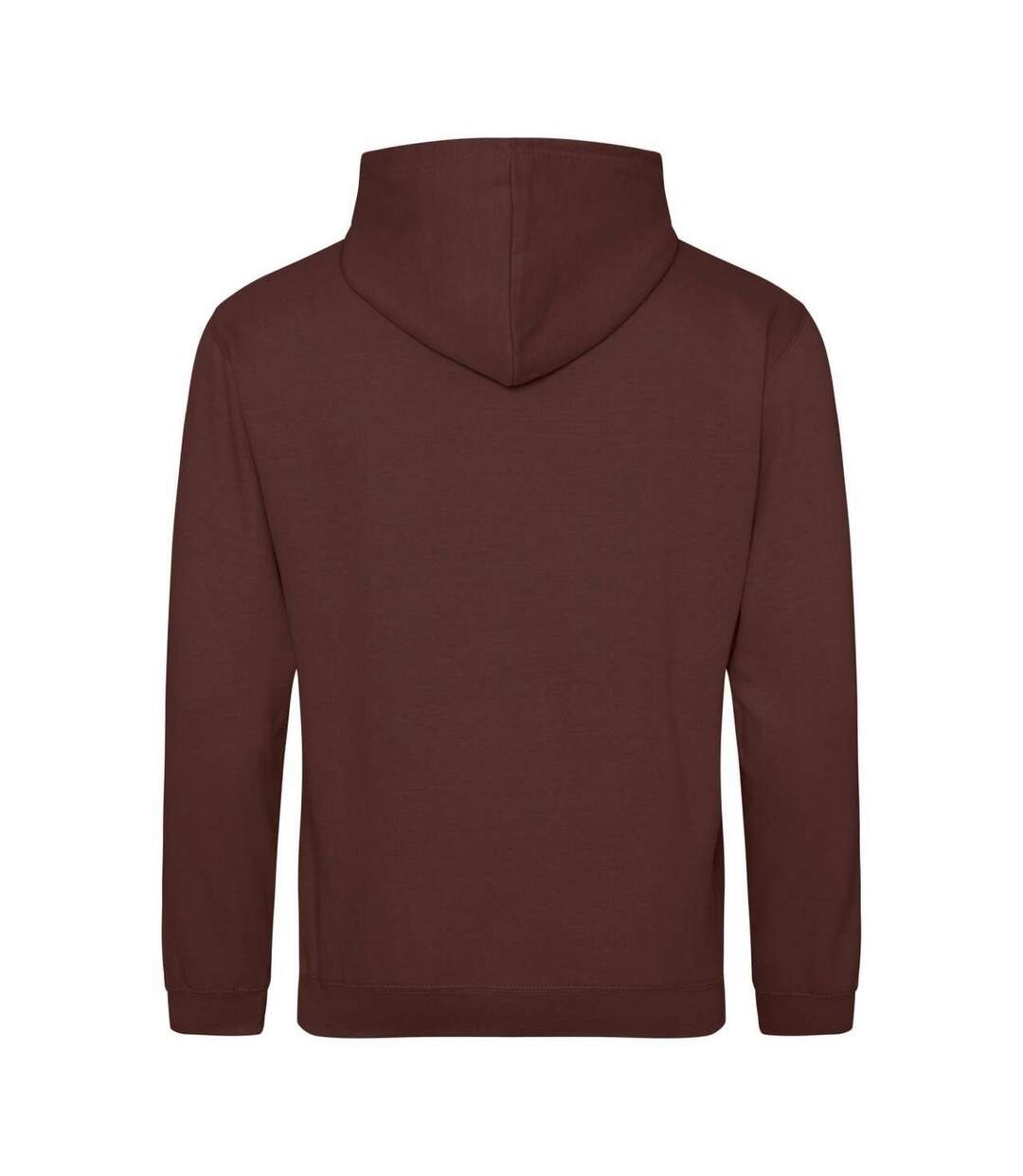 Sweat À Capuche College Adulte Marron Chocolat Awdis-2