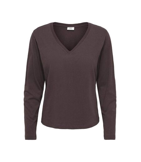 T-shirt manches longues marron femme jdy rex
