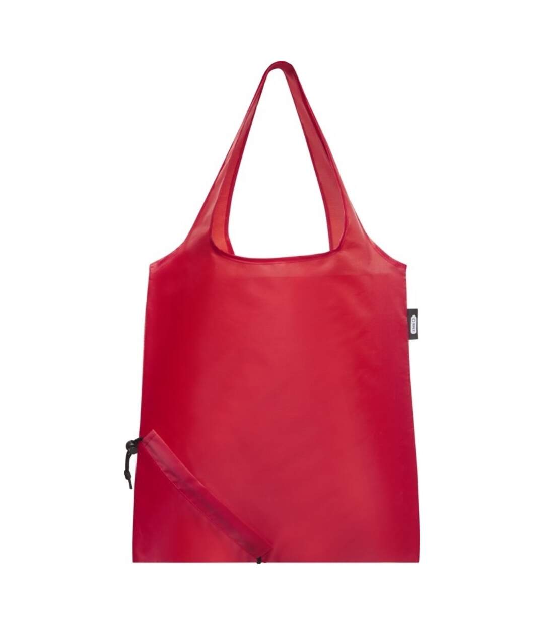 Sabia Recycled Packaway Tote Bag One Size Red Bullet-1