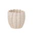 Cache-Pot en Céramique Coquillage 22cm Beige