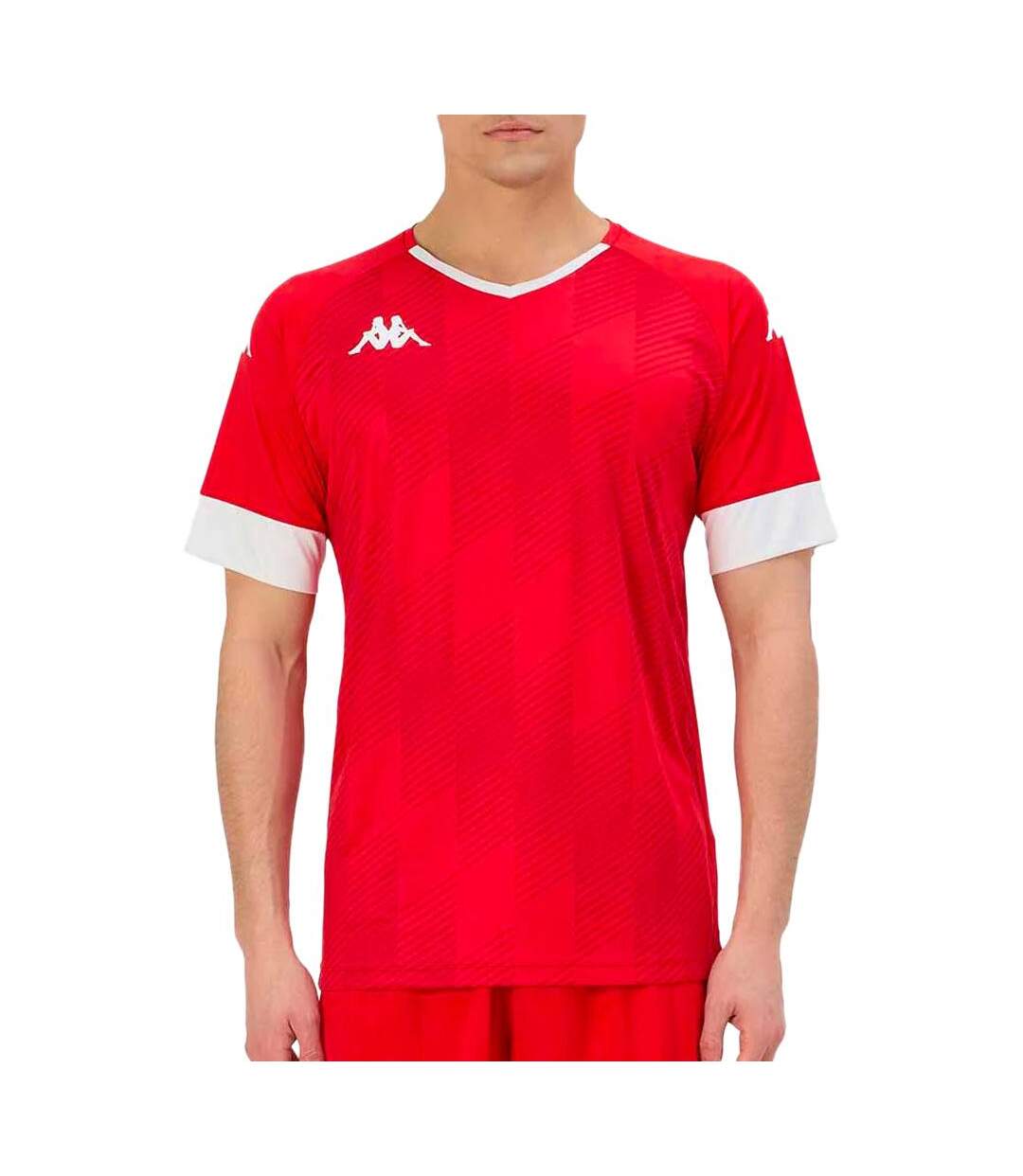 Maillot rouge homme kappa fosco-2
