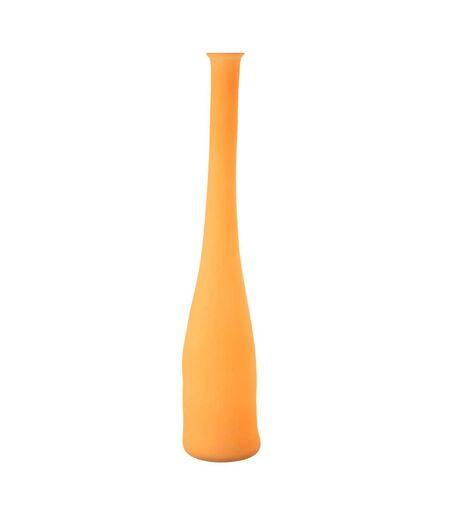Vase Bouteille en Verre Neon 100cm Orange
