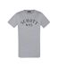 T-shirt Gris Homme Schott Crew - L