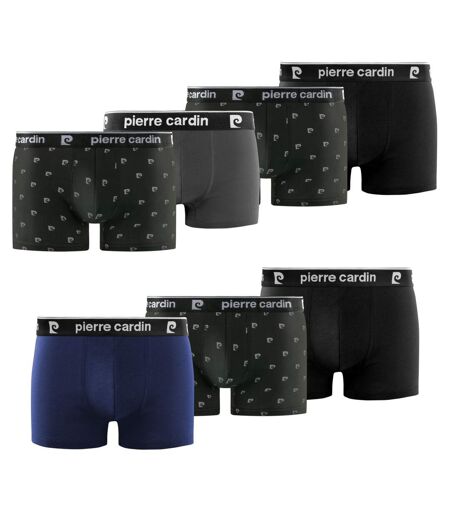 Lot de 7 boxers homme en coton Basic Print Pierre Cardin