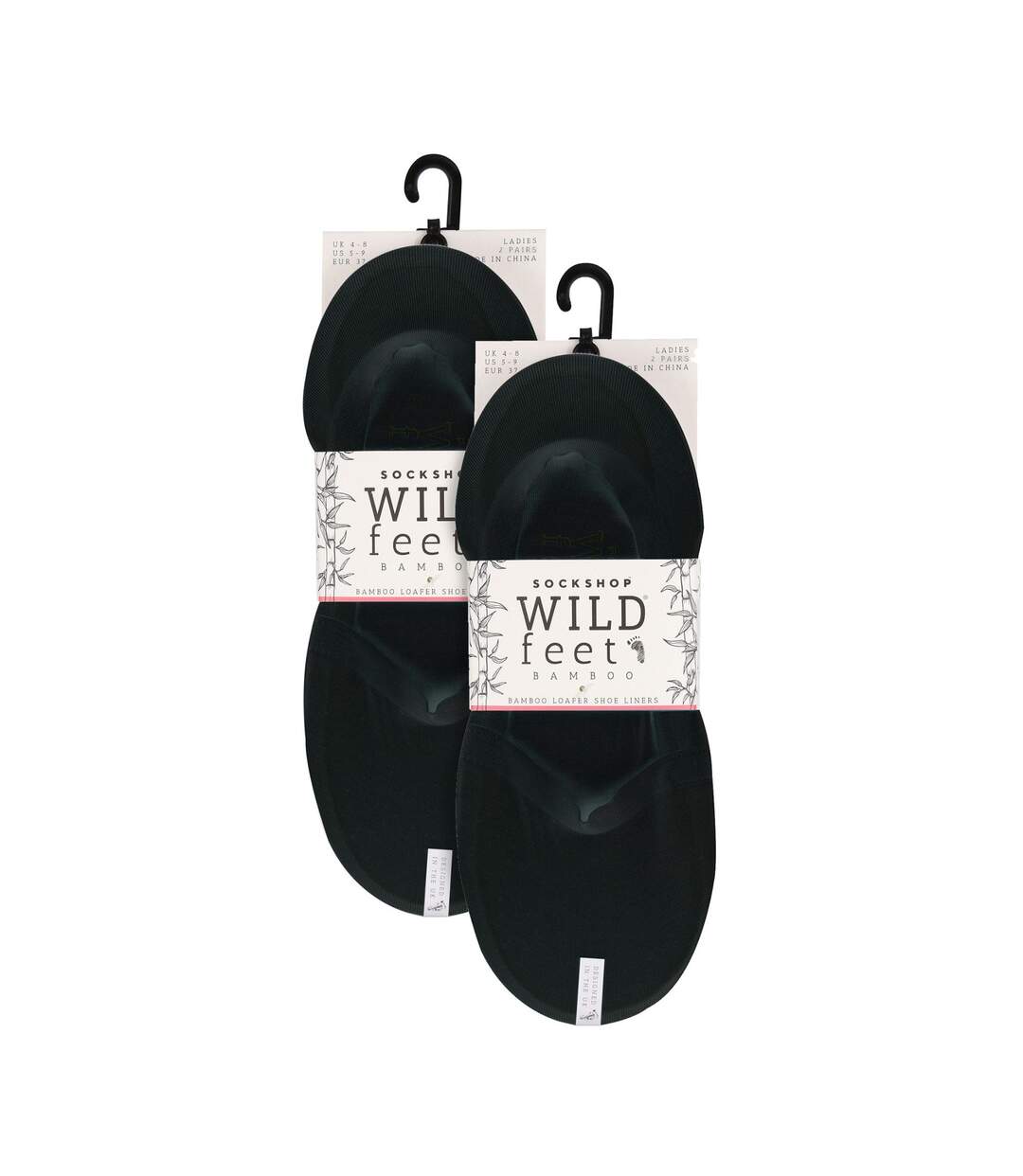 4 Pack Ladies Bamboo No Show Socks: Invisible Socks with Silicone Heel Grip-2