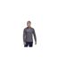 Mens Logo Polyester Track Top Grey Adidas-1
