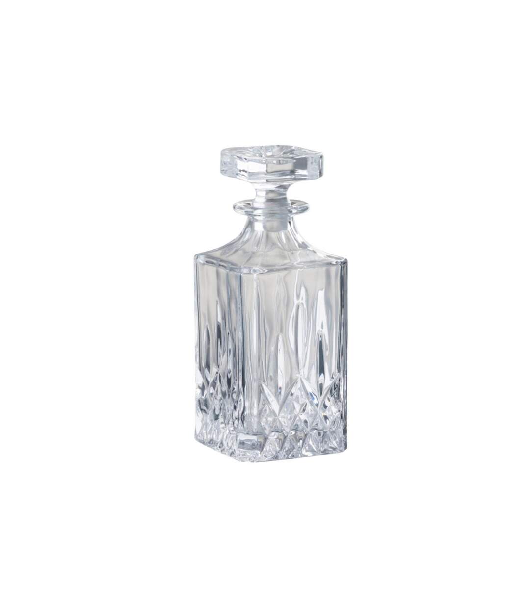 Carafe & Bouchon Design Taille 22cm Transparent-1