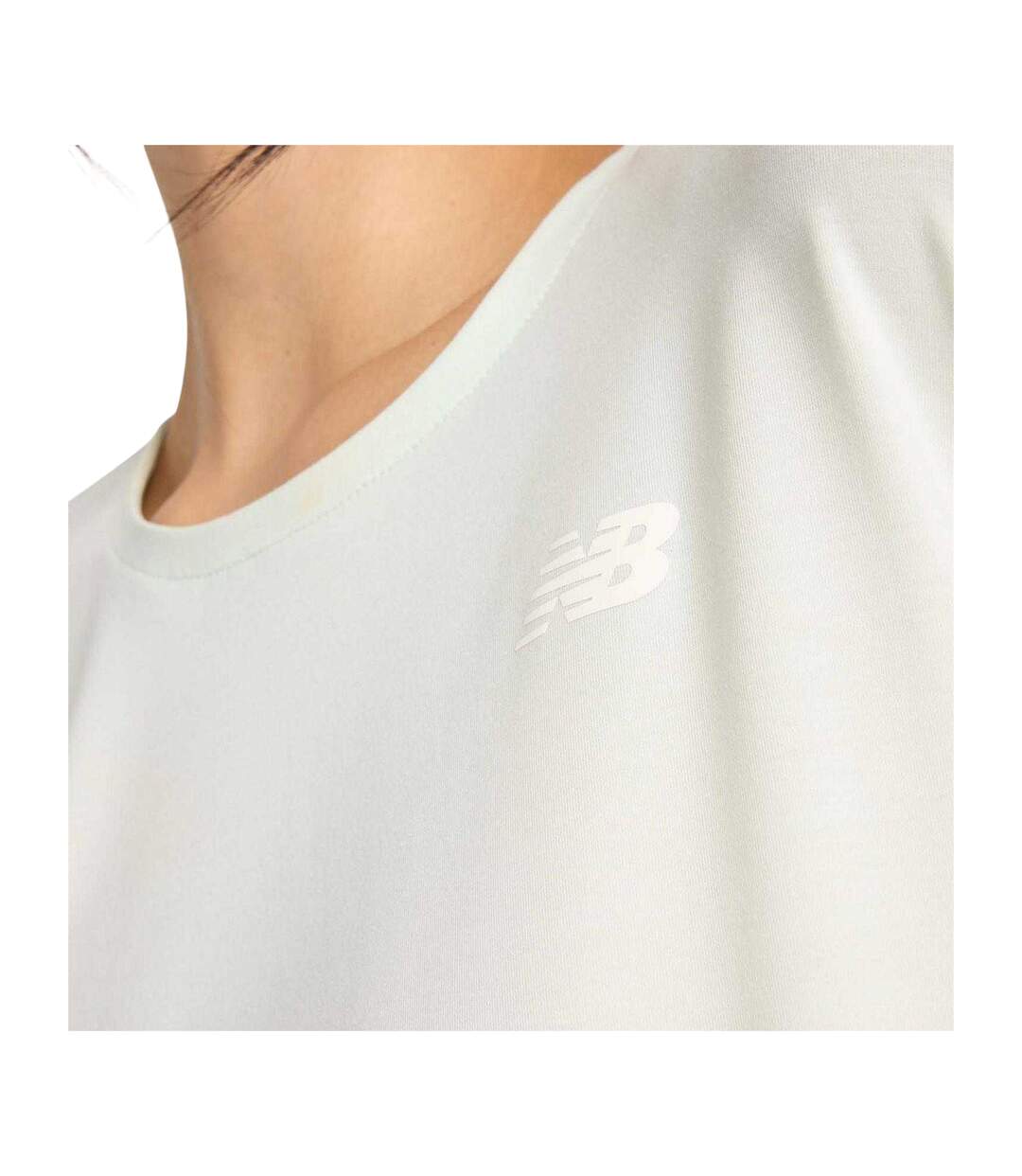 T-shirt Femme Turquoise Pâle New Balance-4