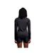 Womens/ladies Super Light Long-sleeved T-shirt Black Gunmetal Grey Canterbury-3