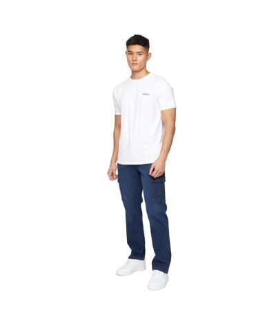 Jean À Poches Kremtap Homme Bleu Foncé Délavé Crosshatch