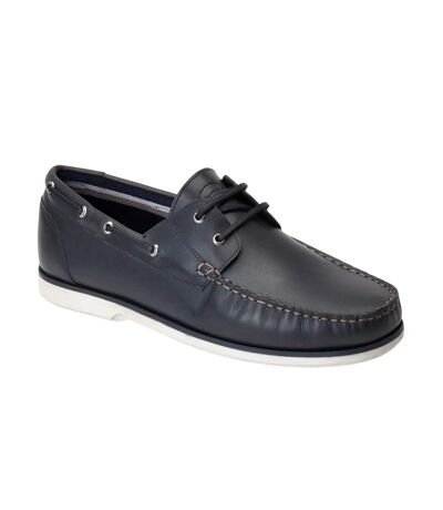 Mens Stern Boat Shoes Navy Base London