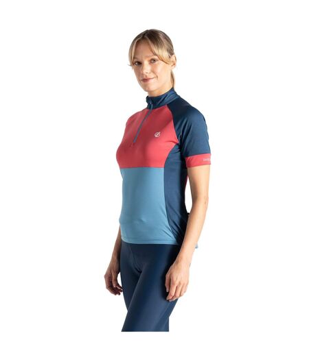 Maillot de cyclisme compassion femme rose vif / bleu pâle Dare 2B