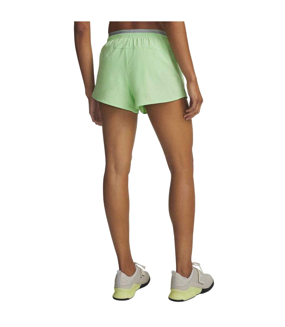 Short De Course Vanish Femme Citron Vert Under Armour-3