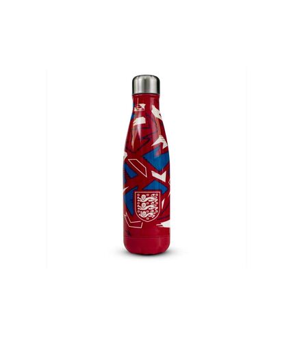 England FA Crest Stainless Steel 16.9floz Thermal Flask (Red/White) (One Size) - UTSG22229