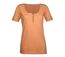 Tee-shirt MAYFLOWER DETROIT1 en coton bio : douceur et style col boutonné orange-5
