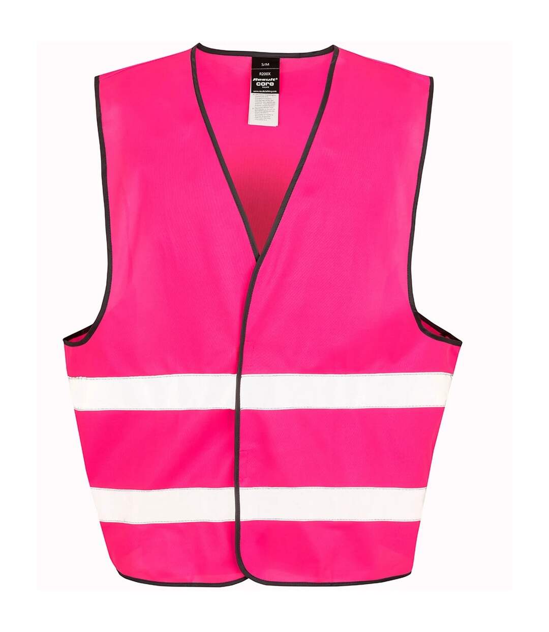 Gilet Haute Visibilité Enhanced Adulte Rose Fluo Result Core-2