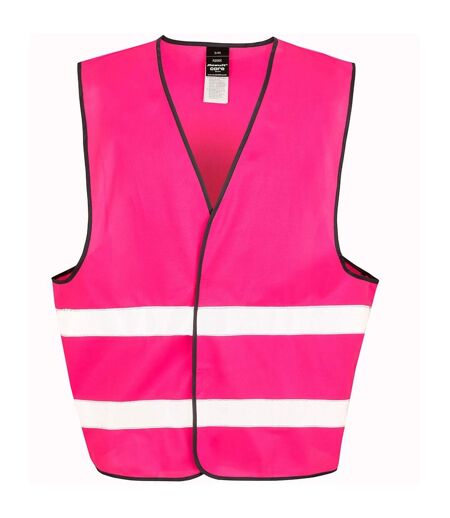 Gilet Haute Visibilité Enhanced Adulte Rose Fluo Result Core