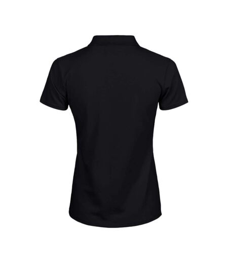 Tee Jays Womens/Ladies Luxury Stretch Short Sleeve Polo Shirt (Black) - UTBC3307