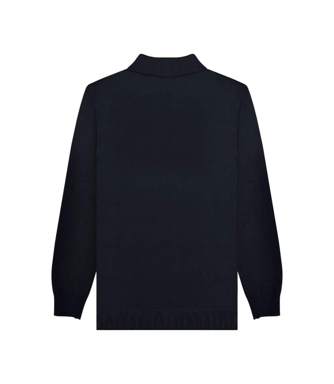 Polo Manches Longues Motif Rétro Aw25 Homme Bleu Marine Gris Lambretta-3