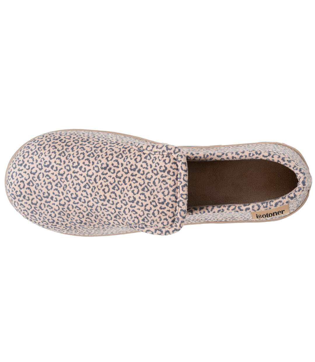 Isotoner Chaussons Charentaises femme velours semelle ergonomique mousse à mémoire forme-3