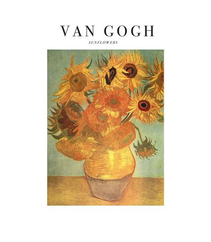 Vincent Van Gogh - Imprimé (Doré / Orange / Vert) (40 cm x 30 cm) - UTPM7240