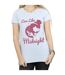 Disney Princess Womens/Ladies Cinderella No Midnight Cotton T-Shirt (Sports Grey)