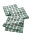 Lot de 3 Serviettes de Table Traditio 45x45cm Vert Cèdre-1