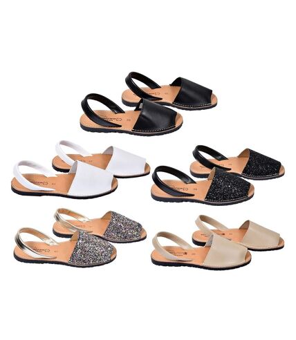 Sandale Nu Pieds Femme PREMIUM CUIR- Chaussure d'été Qualité et Confort - 550 TAUPE