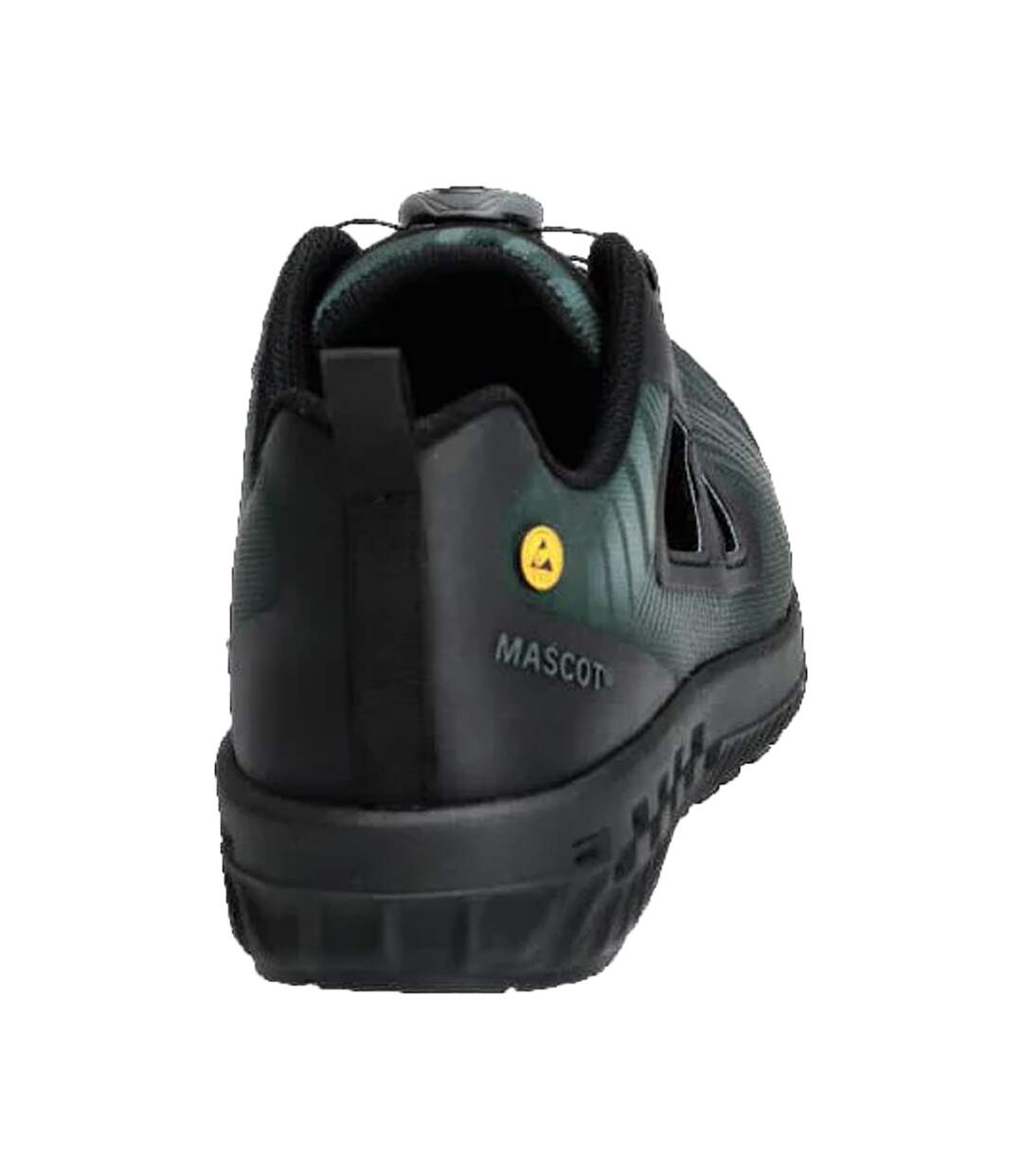 Mens Logo Safety Shoes Forest Green Black Mascot-2