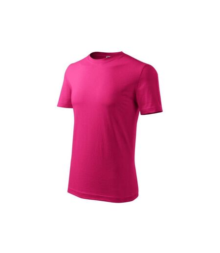Mens Classic New T-shirt Pink Adler