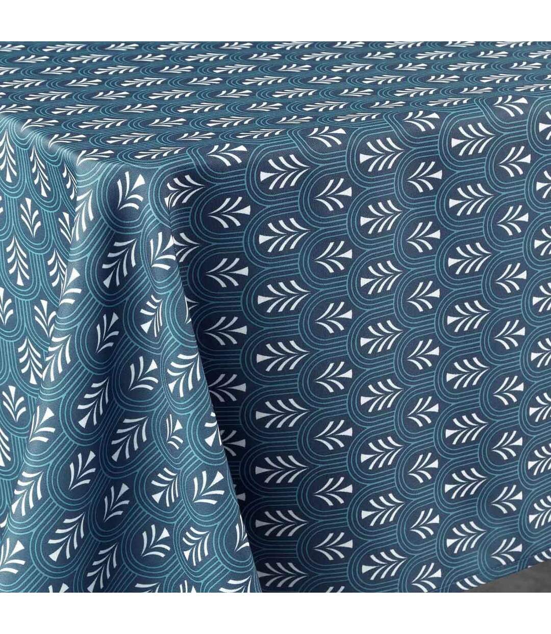 Nappe Imprimée Manuella 145x240cm Bleu-2