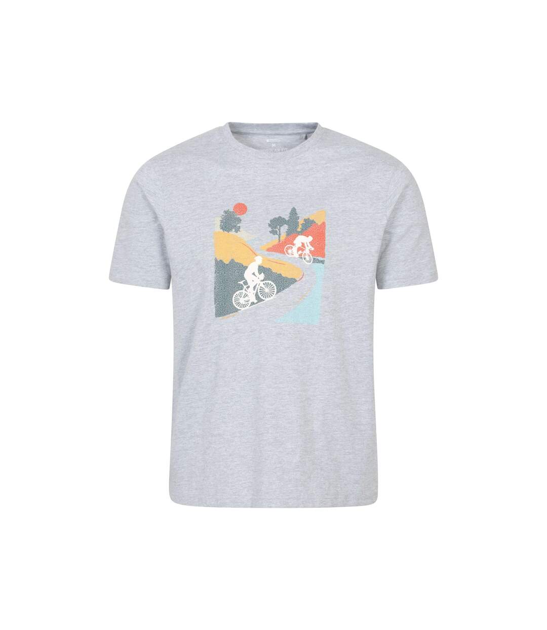 T-shirt Homme Gris Alu Mountain Warehouse-1