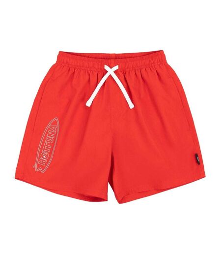 Short De Bain Homme Rouge Hot Tuna