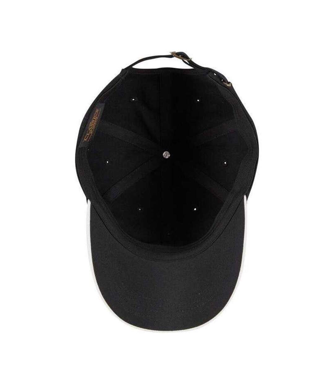 Classic Two Tone Low Profile Baseball Cap Black White Flexfit-4