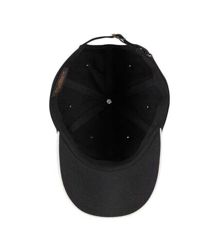 Classic Two Tone Low Profile Baseball Cap Black White Flexfit