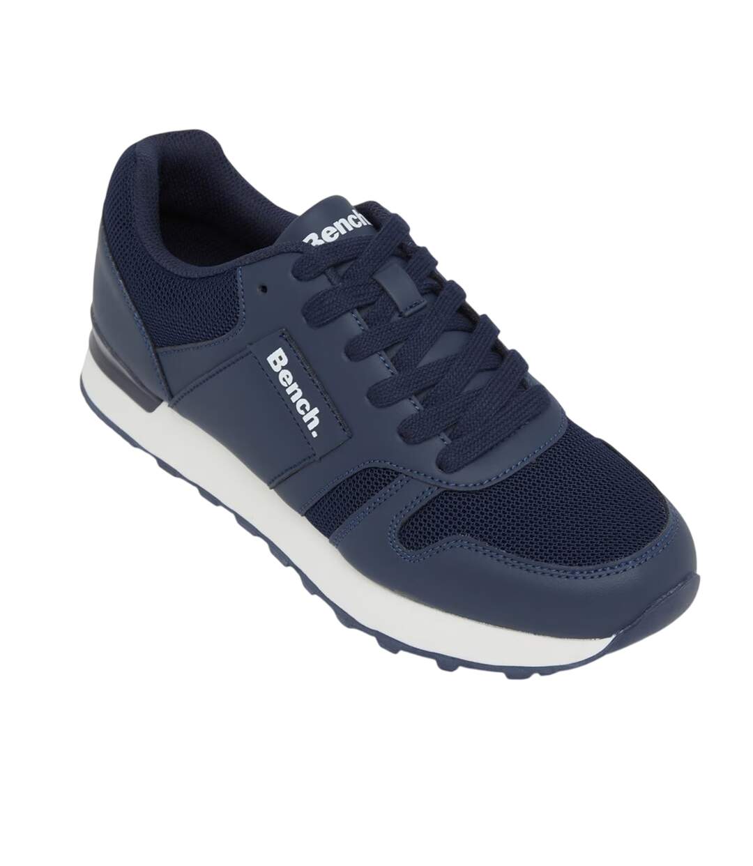 Mens Valence Lace Up Trainers Navy Bench-4