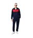 Mens Colour Block Logo Tennis Jacket Navy Lacoste-1