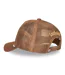 Casquette trucker avec filet et logo brodé Gold & Brown Rock'n Free Life-5