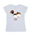 Disney - T-shirt BIG HERO BAYMAX KITTEN POSE - Femme (Blanc) - UTBI13466-1