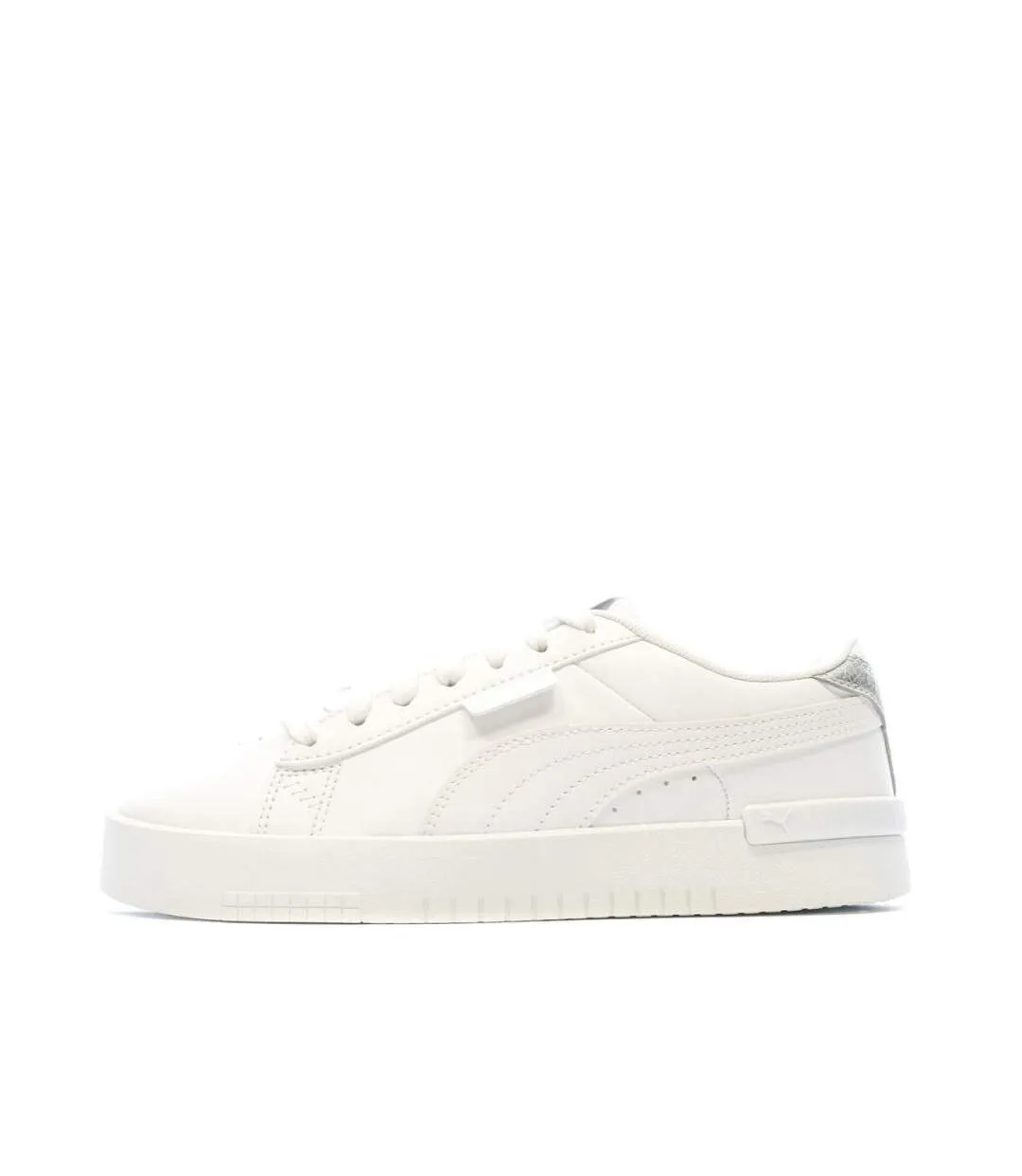 Baskets blanches femme puma jada metallic-1