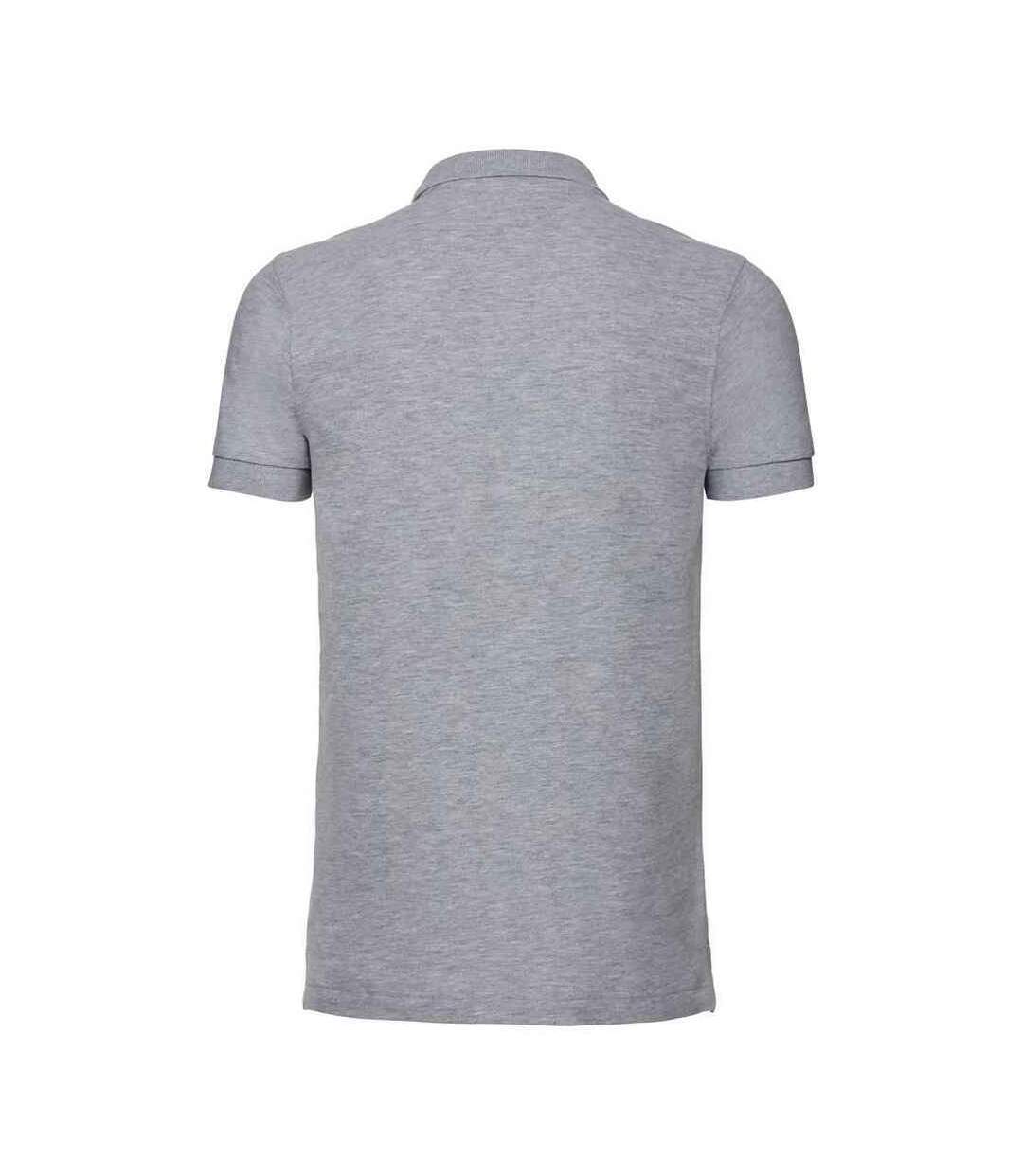 Polo homme azur Russell-3