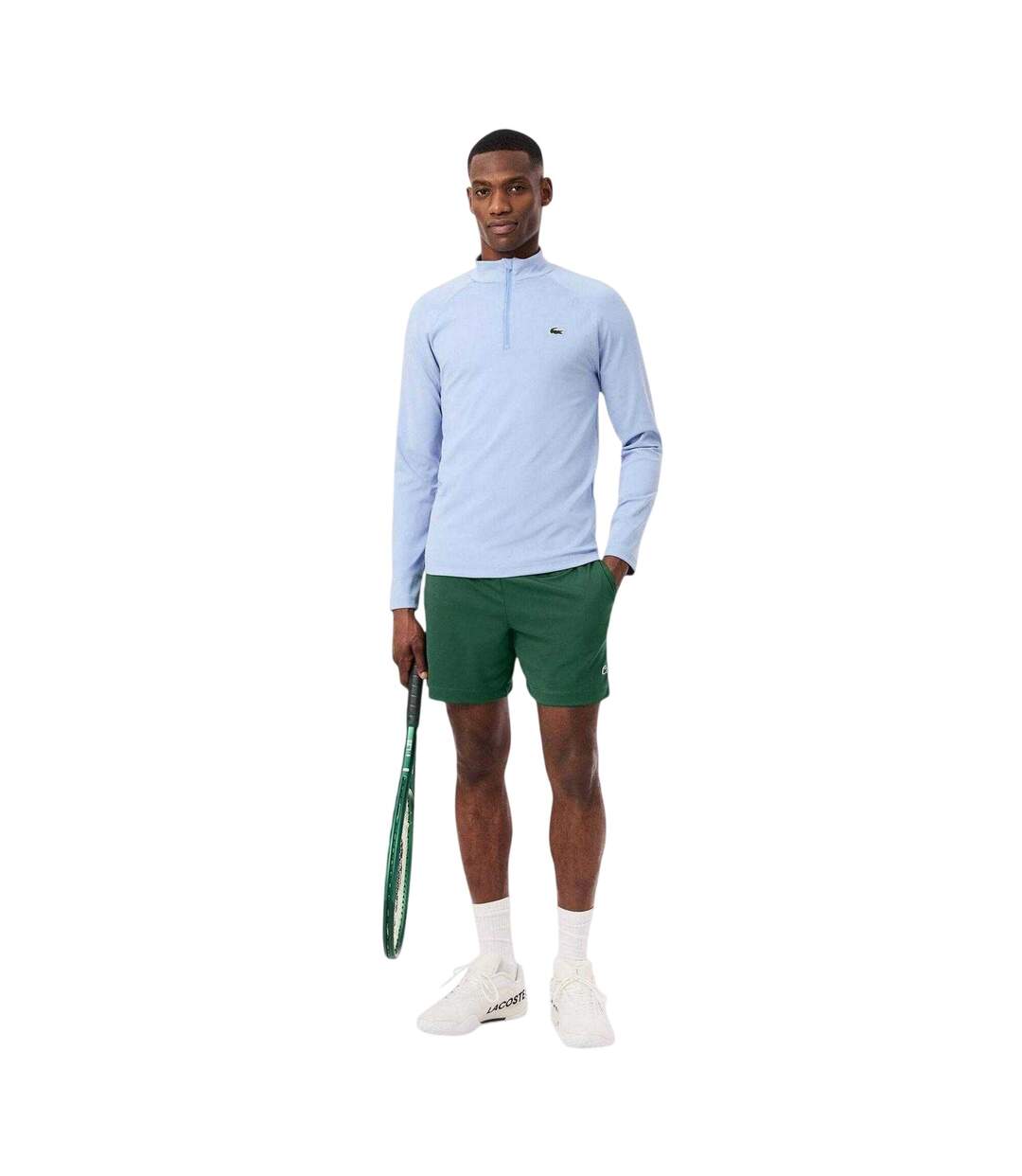 Short Tennis Tech Homme Vert Lacoste-4