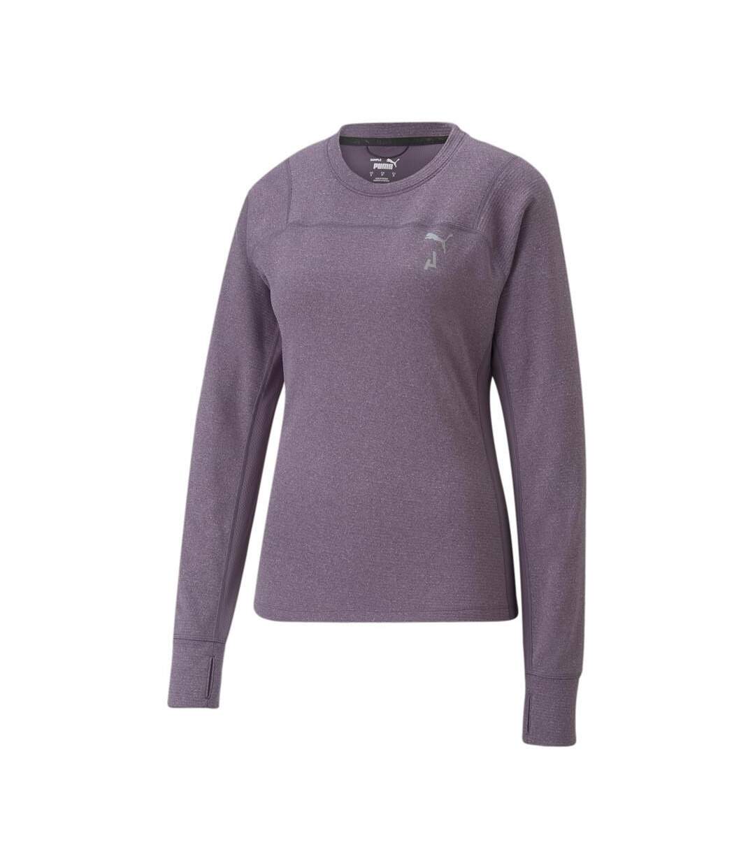 T-shirt Manches Longues Mauve Femme Puma W Se4 Pp Raincel - XS-1