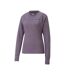 T-shirt Manches Longues Mauve Femme Puma W Se4 Pp Raincel - XS