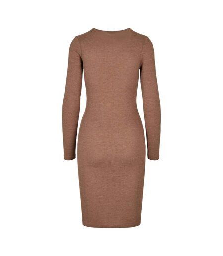 Robe Motif/style Côtelé Femme Kaki Foncé Urban Classics